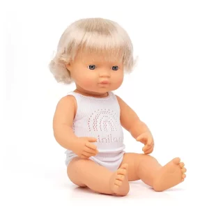 Baby Doll Caucasian Girl 38 cm