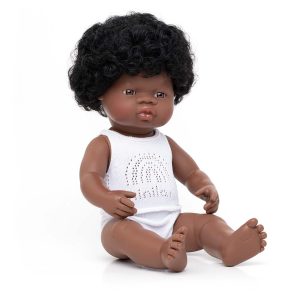 Baby Doll African Girl 38 cm