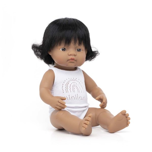 Baby Doll Hispanic Girl 38 cm