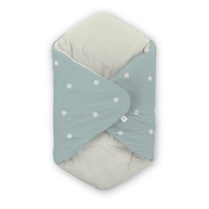 Turquoise doll blanket