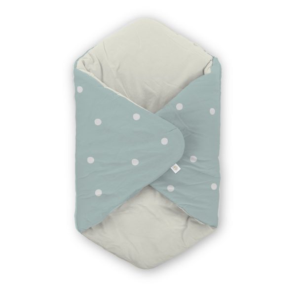 Turquoise doll blanket