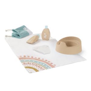 Doll wooden care set