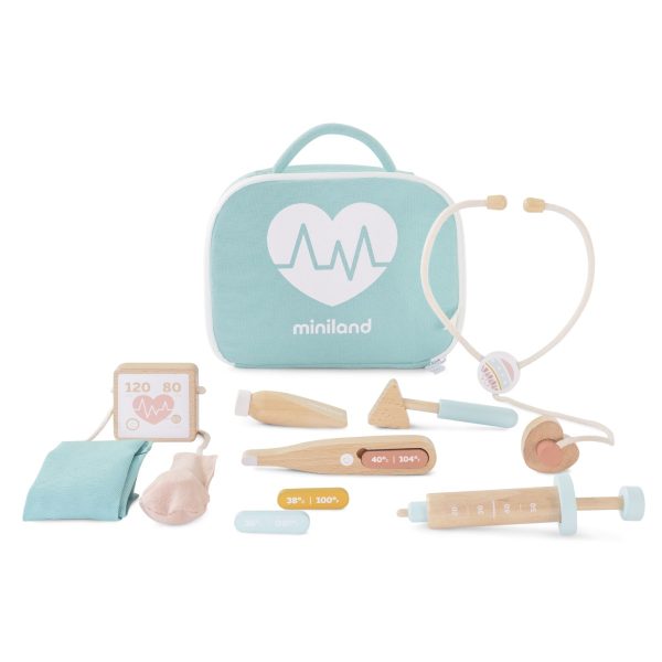 Doll wooden doctor set