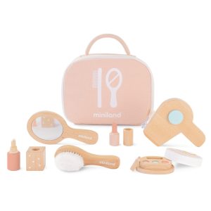 Doll wooden beauty set