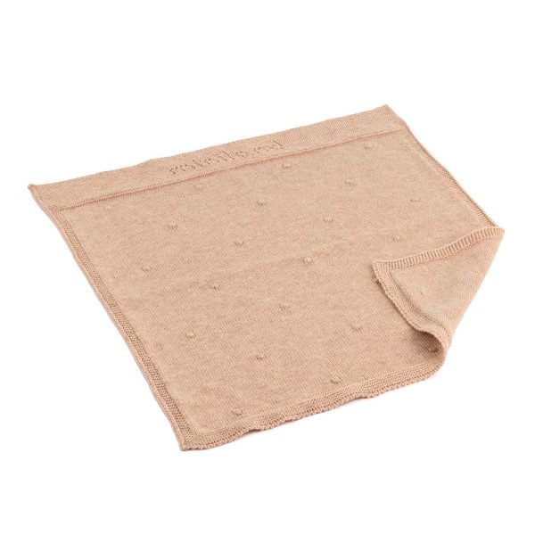 Knitted blanket terra