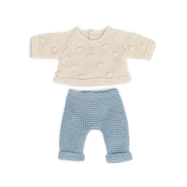 Knitted Doll Outfit 21cm - Sweater&Trousers