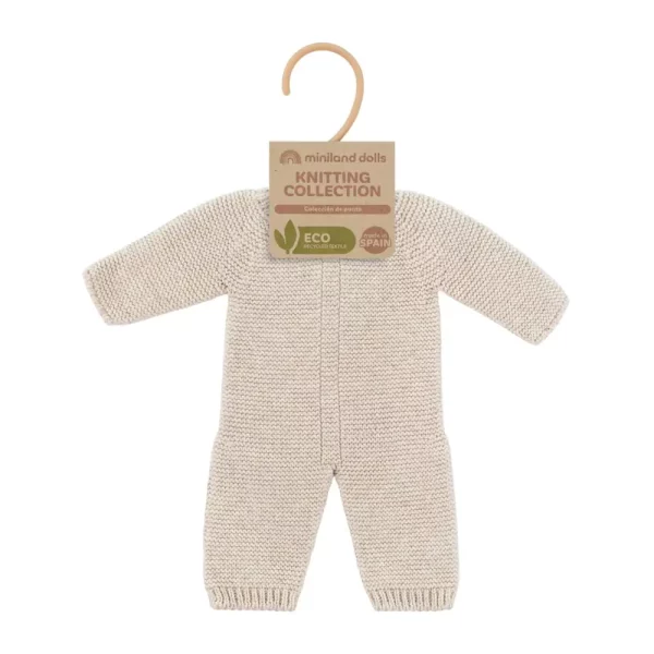 Knitted Pajama 38cm - Linen color - Bild 2