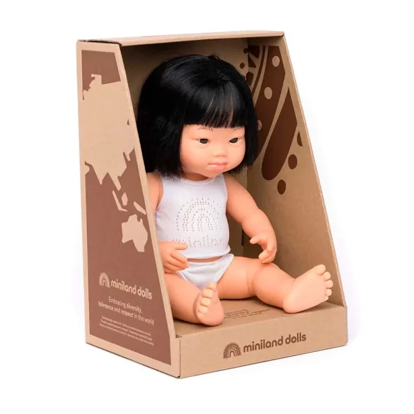 Baby doll asian girl with Down Syndrome 38cm - Bild 2